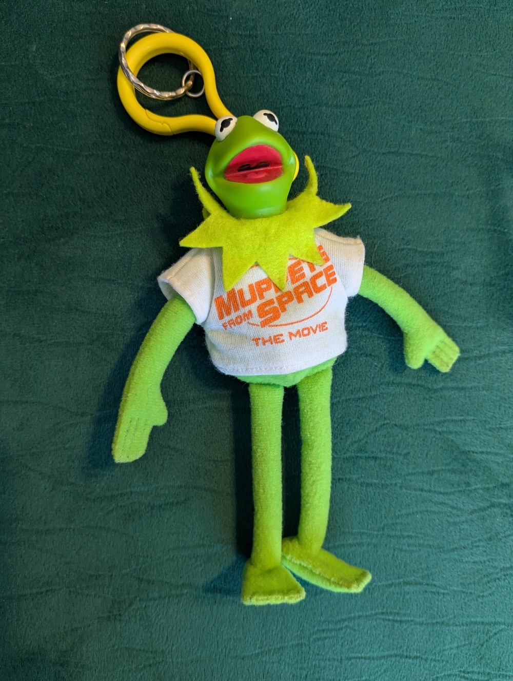 Vintage Kermit the Frog Muppets in Space Keychain